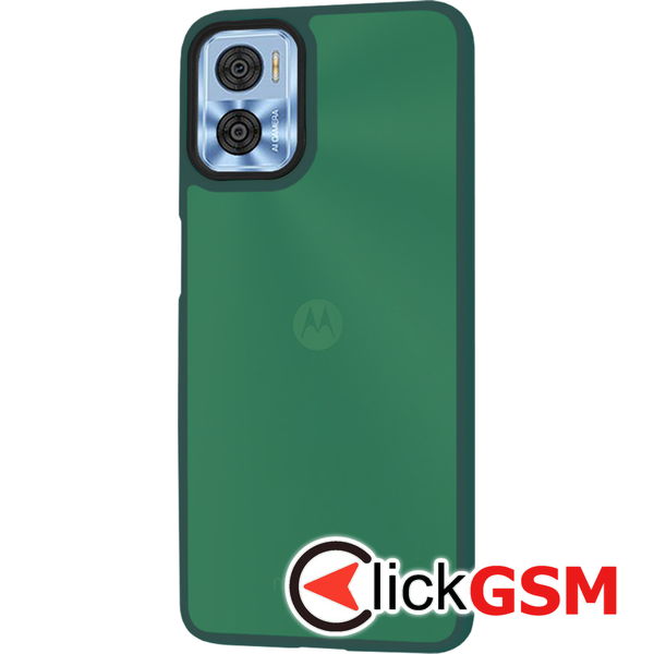 Techsuit - HaloFrost Series - Motorola Moto E22 / Moto E22i - Midnight Green