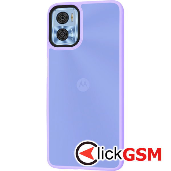 Techsuit - HaloFrost Series - Motorola Moto E22 / Moto E22i - Light Purple