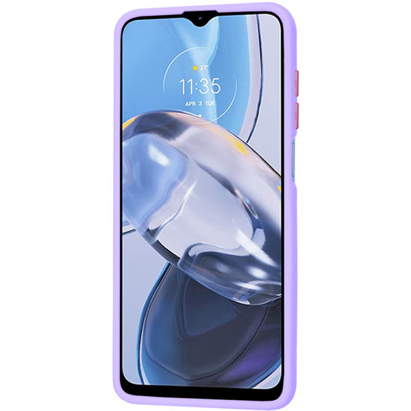 Techsuit - HaloFrost Series - Motorola Moto E22 / Moto E22i - Light Purple