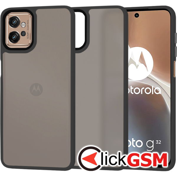 Techsuit - HaloFrost Series - Motorola Moto G32 - Black