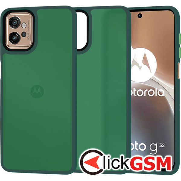 Techsuit - HaloFrost Series - Motorola Moto G32 - Midnight Green