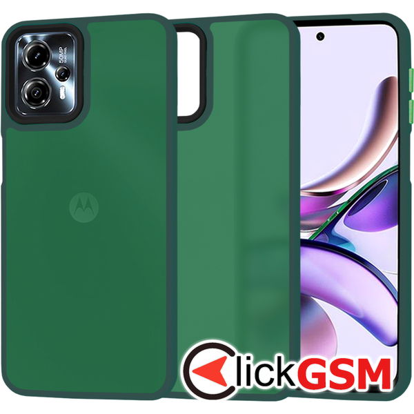 Techsuit - HaloFrost Series - Motorola Moto G13 / G23 - Midnight Green