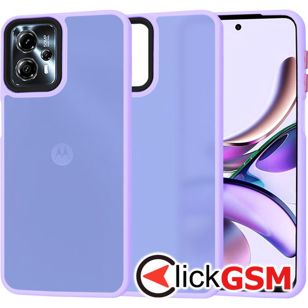 Techsuit - HaloFrost Series - Motorola Moto G13 / G23 - Light Purple