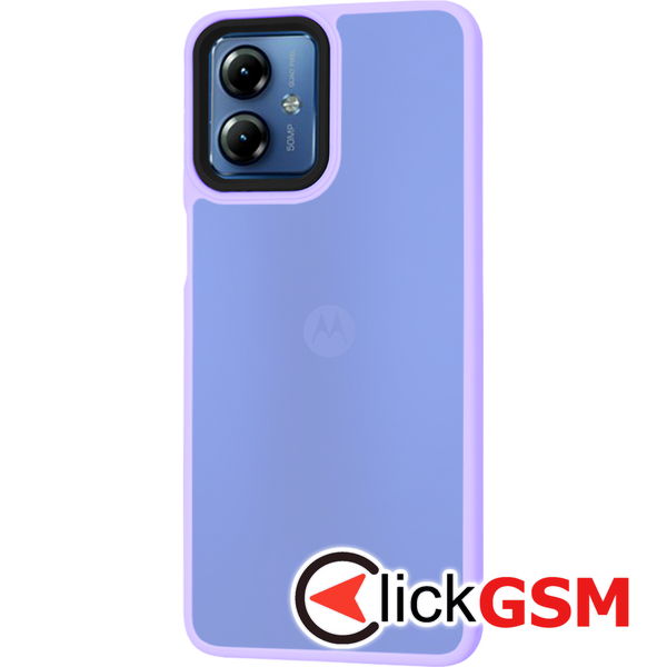 Techsuit - HaloFrost Series - Motorola Moto G14 - Light Purple