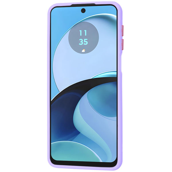 Techsuit - HaloFrost Series - Motorola Moto G14 - Light Purple