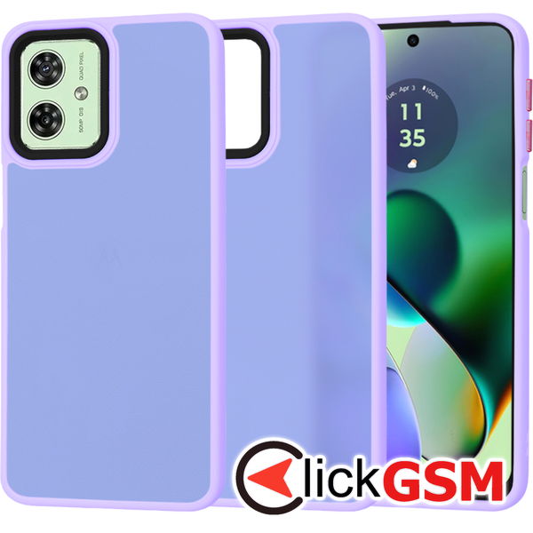Techsuit - HaloFrost Series - Motorola Moto G54 - Light Purple