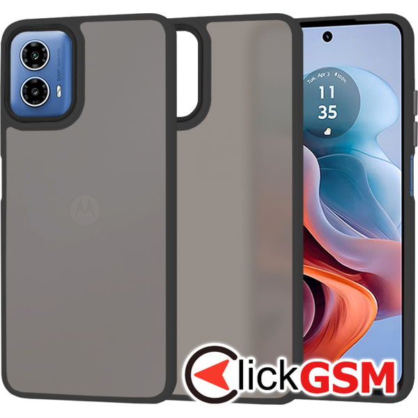 Techsuit - HaloFrost Series - Motorola Moto G34 / Moto G45 - Black