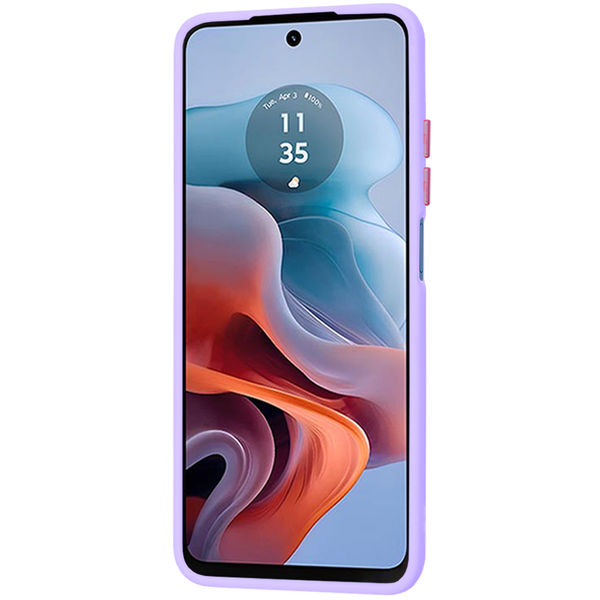 Techsuit - HaloFrost Series - Motorola Moto G34 / Moto G45 - Light Purple