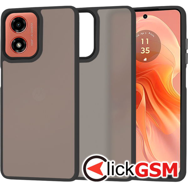 Techsuit - HaloFrost Series - Motorola Moto G04 / Moto G04s / Moto G24 / Moto E14 - Black