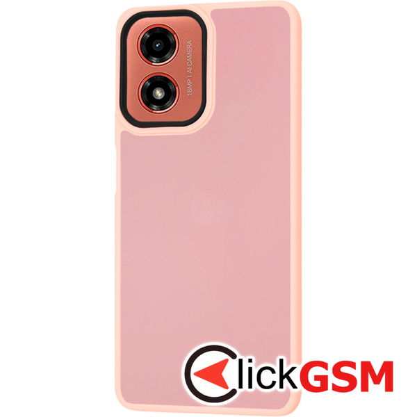 Techsuit - HaloFrost Series - Motorola Moto G04 / Moto G04s / Moto G24 / Moto E14 - Pink