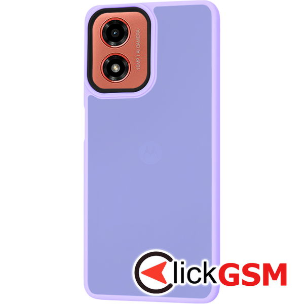 Techsuit - HaloFrost Series - Motorola Moto G04 / Moto G04s / Moto G24 / Moto E14 - Light Purple