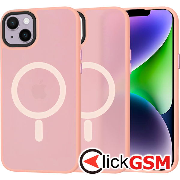 Techsuit - HaloFrost MagSafe Series - iPhone 14 Plus - Pink