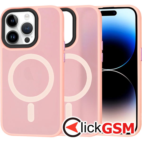 Techsuit - HaloFrost MagSafe Series - iPhone 14 Pro - Pink