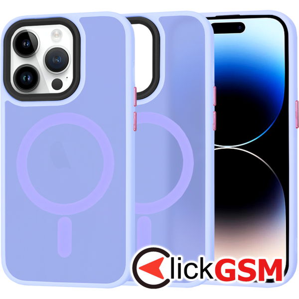 Techsuit - HaloFrost MagSafe Series - iPhone 14 Pro - Light Purple