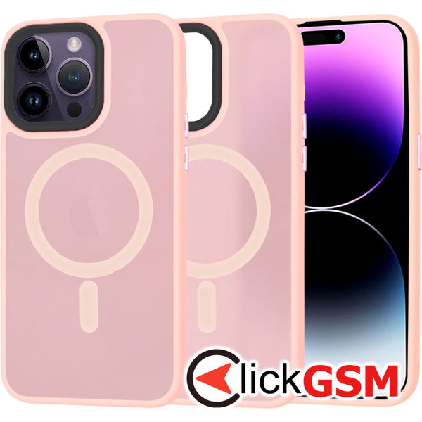 Techsuit - HaloFrost MagSafe Series - iPhone 14 Pro Max - Pink