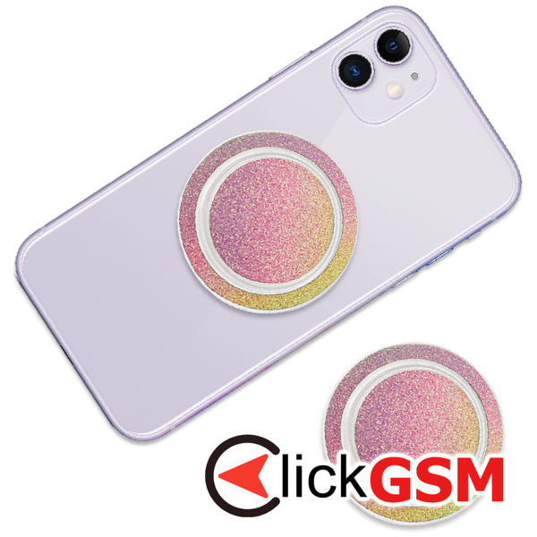 Techsuit - MagSafe Phone Ring (MPR1) - Round Shape, Polycarbonate - Rose / Gold