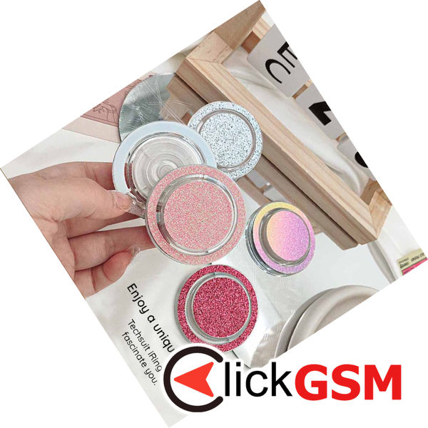 Techsuit - MagSafe Phone Ring (MPR1) - Round Shape, Polycarbonate - Rose / Gold