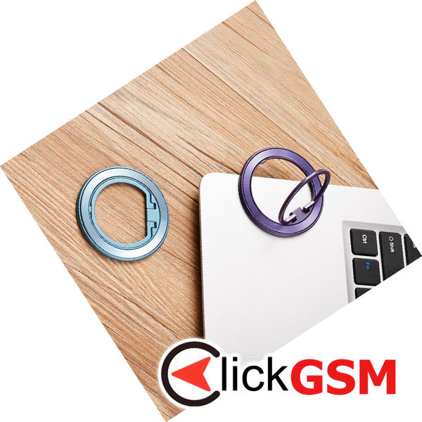 Techsuit - MagSafe Phone Ring (MPR2) - Round Shape, Aluminium Alloy - Blue