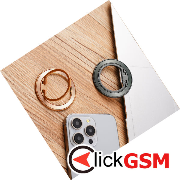 Techsuit - MagSafe Phone Ring (MPR2) - Round Shape, Aluminium Alloy - Gold