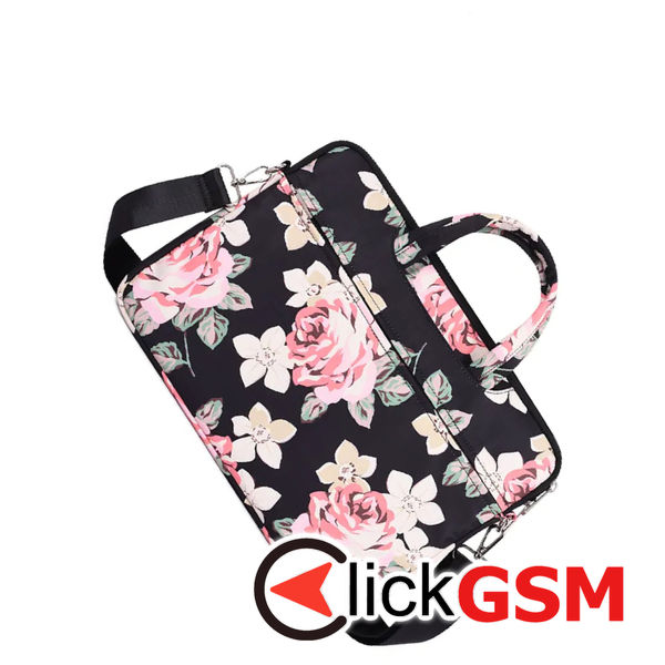 CanvasArtisan - Laptop Briefcase (H40-C22) - for 13-14 inch Devices, Zipper, Polyester - Black