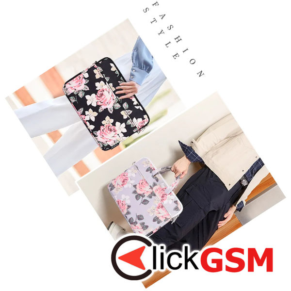 CanvasArtisan - Laptop Briefcase (H40-C22) - for 13-14 inch Devices, Zipper, Polyester - Black