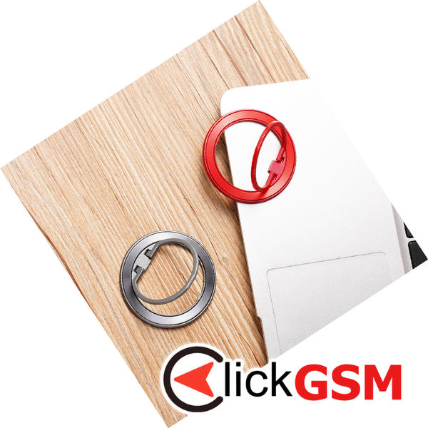 Techsuit - MagSafe Phone Ring (MPR2) - Round Shape, Aluminium Alloy - Red