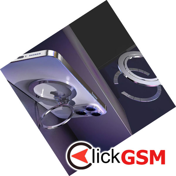 Techsuit - MagSafe Phone Ring (MPR4) - Round Shape, Aluminium Alloy - Blue