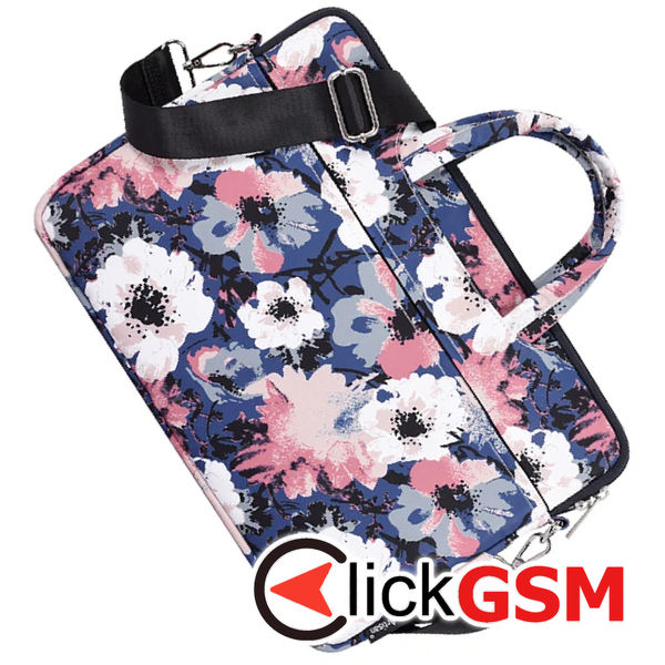 CanvasArtisan - Laptop Briefcase (H43-C22) - Slim, for 13-14 inch Devices, Zipper, Polyester - Blue