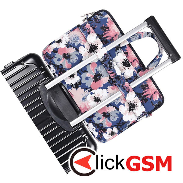 CanvasArtisan - Laptop Briefcase (H43-C22) - Slim, for 13-14 inch Devices, Zipper, Polyester - Blue