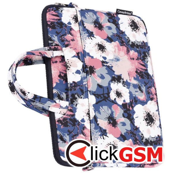 CanvasArtisan - Laptop Briefcase (H43-C22) - Slim, for 13-14 inch Devices, Zipper, Polyester - Blue