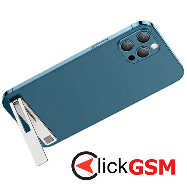 Techsuit - Phone Holder (PRH1) - Rectangular Shape, Aluminium Alloy, 3M - Silver