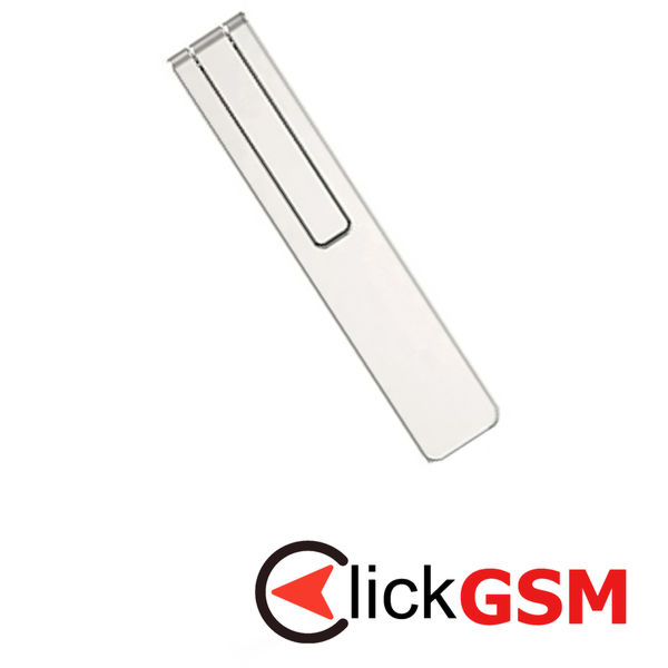 Techsuit - Phone Holder (PRH1) - Rectangular Shape, Aluminium Alloy, 3M - Silver