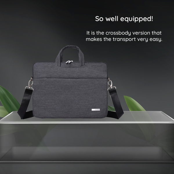 CanvasArtisan - Laptop Briefcase (L11-C22) - for 15 - 16 inch Devices - Black