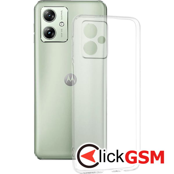 Techsuit - Clear Silicone - Motorola Moto G54 Power Edition / G64 - Transparent