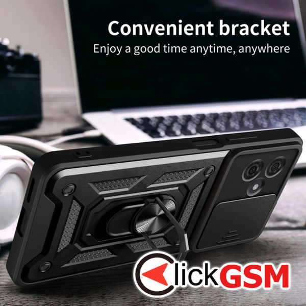 Techsuit - CamShield Series - Motorola Moto G54 Power Edition / G64 - Black