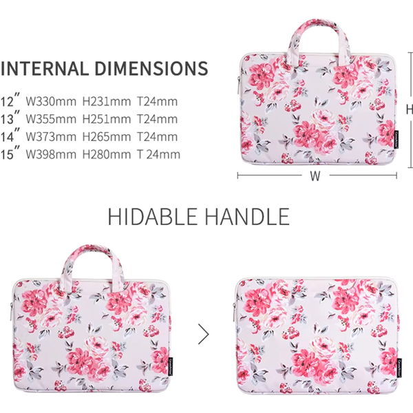 CanvasArtisan - Laptop Handbag (H10-B01) - for 15 - 16 inch Devices - White