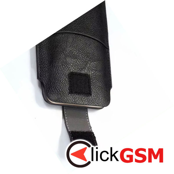 Techsuit - Belt Phone Case (BPC1) - from Premium Eco Leather, with Belt Holder, for Aprox. 6.5 inch, Size M - Black