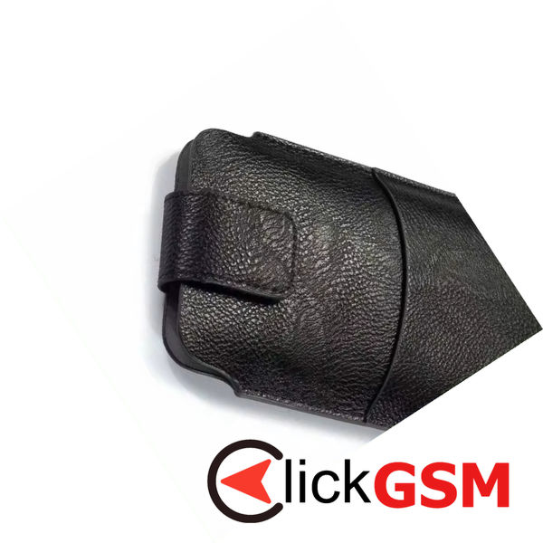 Techsuit - Belt Phone Case (BPC1) - from Premium Eco Leather, with Belt Holder, for Aprox. 6.5 inch, Size M - Black