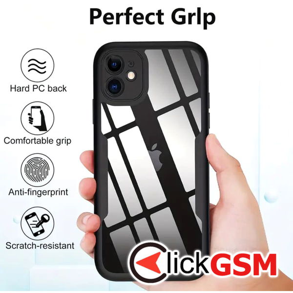 Techsuit - ColorVerse 360 Series + Screen Protector - iPhone 12 Pro - Black