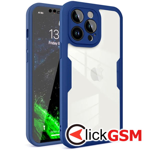 Techsuit - ColorVerse 360 Series + Screen Protector - iPhone 12 Pro - Blue