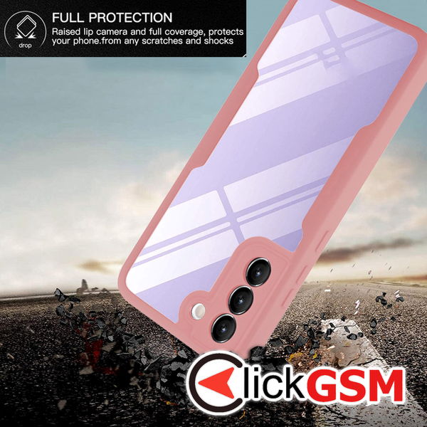 Techsuit - ColorVerse 360 Series + Screen Protector - Samsung Galaxy S23 - Black