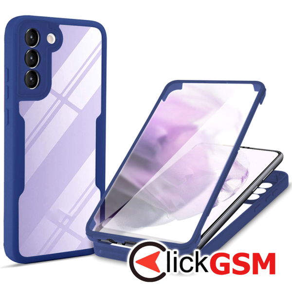 Techsuit - ColorVerse 360 Series + Screen Protector - Samsung Galaxy S23 - Blue