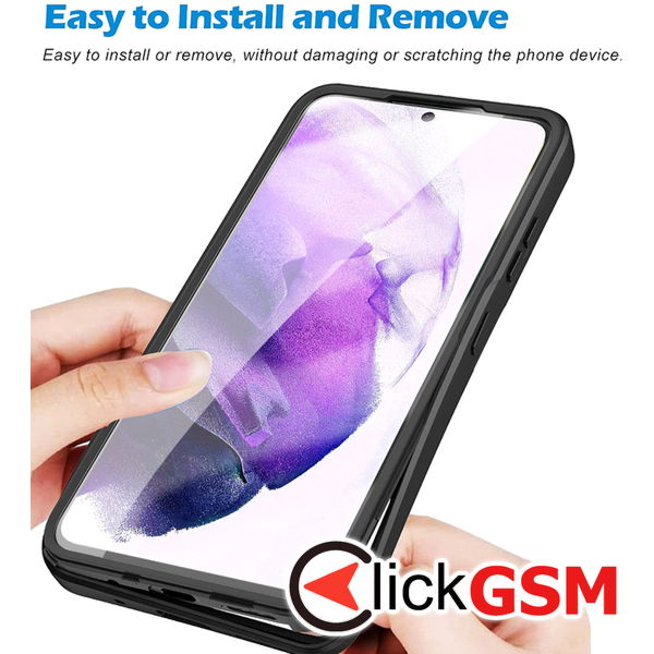 Techsuit - ColorVerse 360 Series + Screen Protector - Samsung Galaxy S23 - Blue