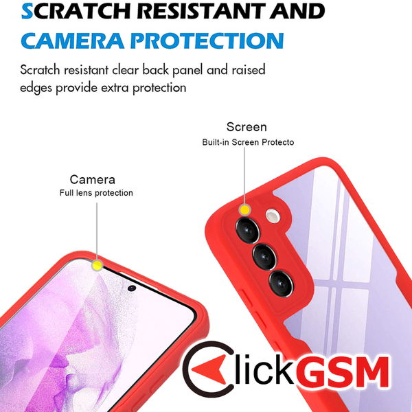 Techsuit - ColorVerse 360 Series + Screen Protector - Samsung Galaxy S23 - Blue