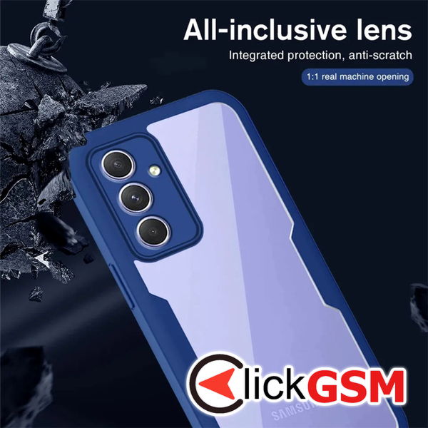 Techsuit - ColorVerse 360 Series + Screen Protector - Samsung Galaxy A54 - Blue