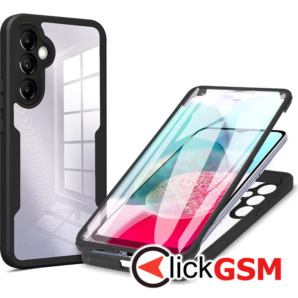 Techsuit - ColorVerse 360 Series + Screen Protector - Samsung Galaxy A14 4G / A14 5G - Black