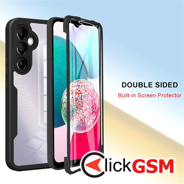 Techsuit - ColorVerse 360 Series + Screen Protector - Samsung Galaxy A14 4G / A14 5G - Black