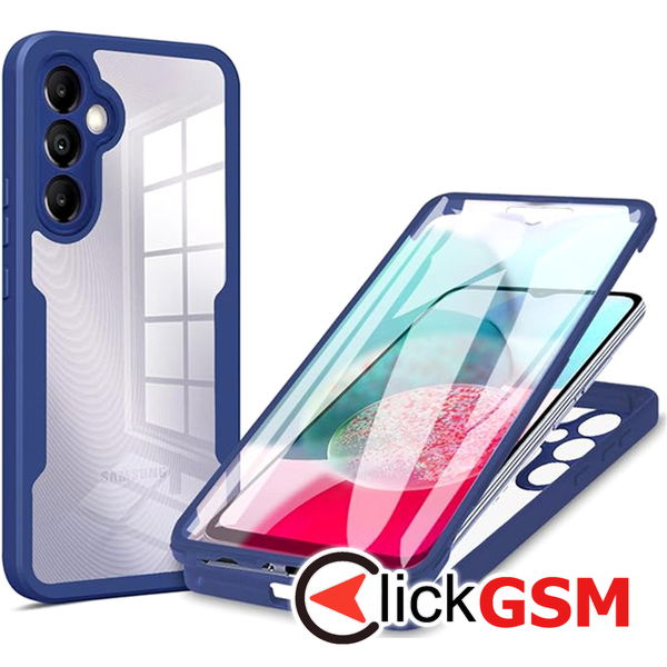 Techsuit - ColorVerse 360 Series + Screen Protector - Samsung Galaxy A14 4G / A14 5G - Blue