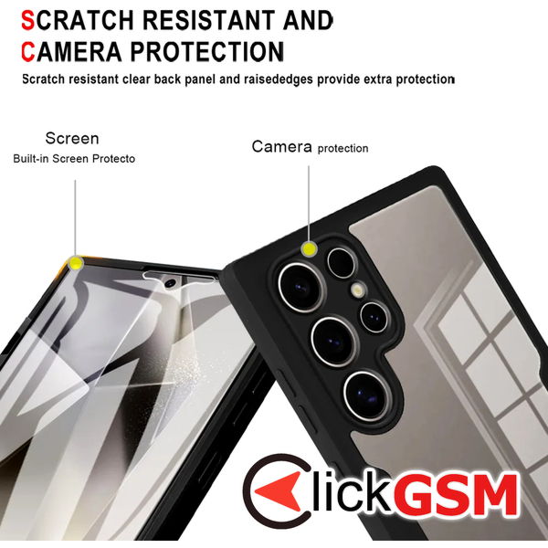 Techsuit - ColorVerse 360 Series + Screen Protector - Samsung Galaxy S24 Ultra - Purple