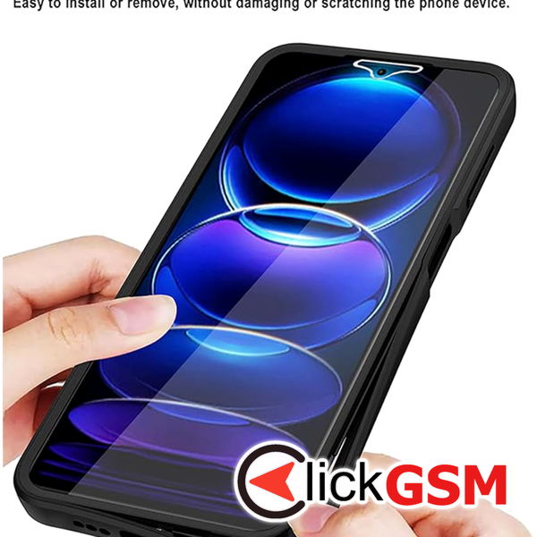 Techsuit - ColorVerse 360 Series + Screen Protector - Oppo A79 5G / OnePlus Nord N30 SE - Black